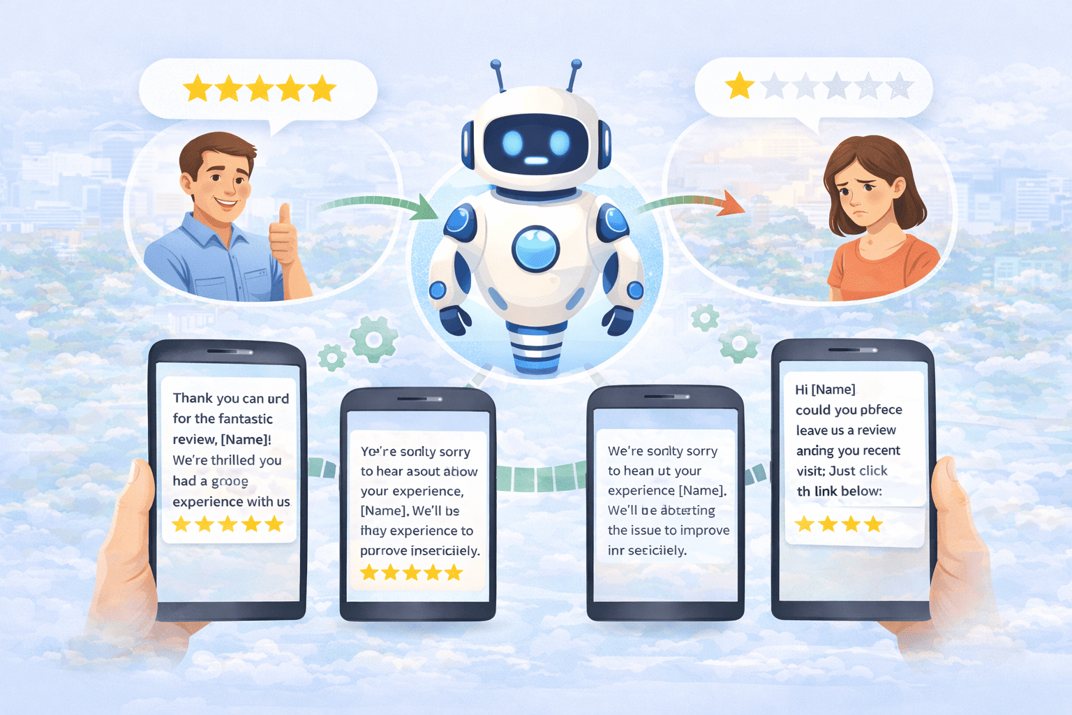 AI review response automation