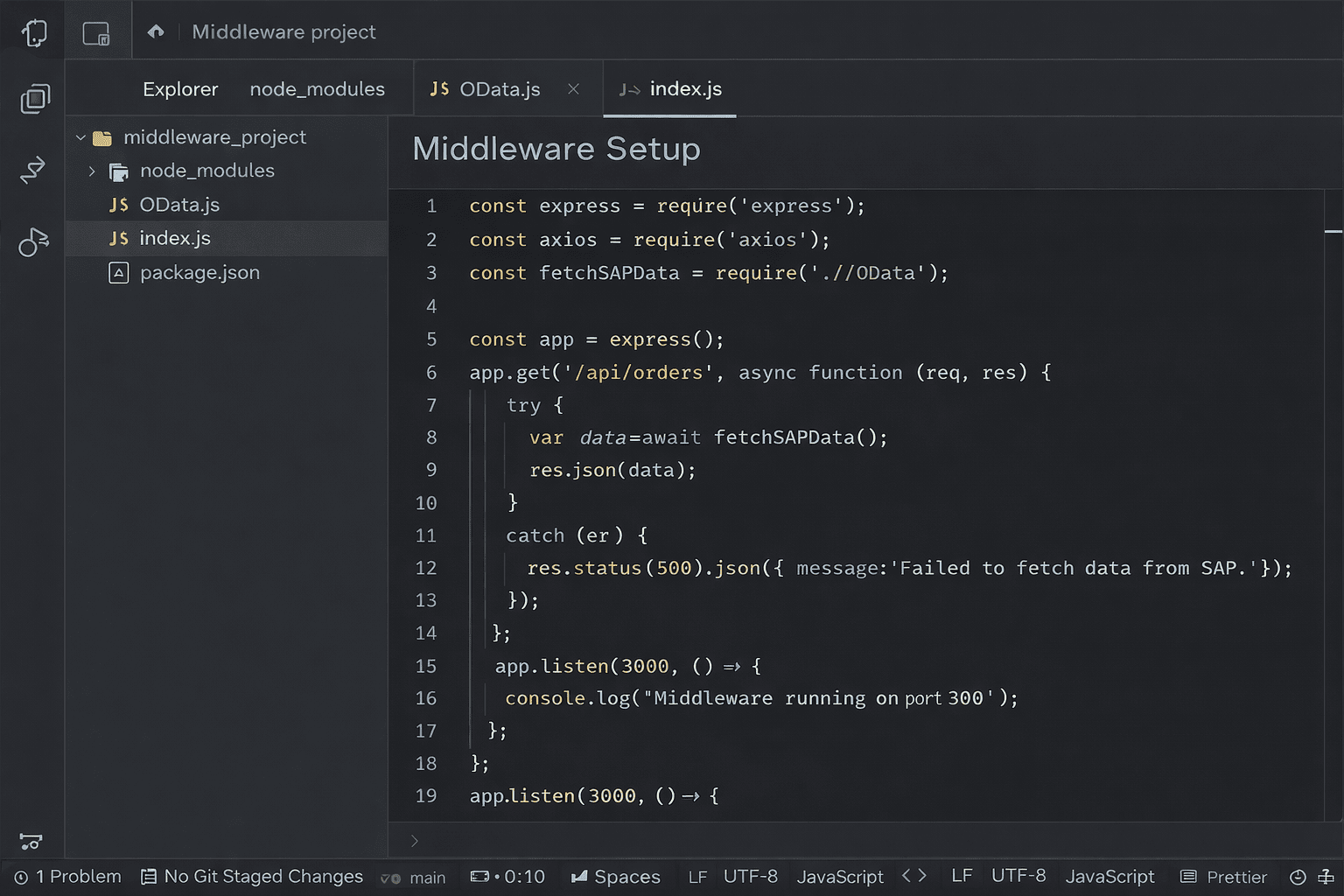 SAP automation system