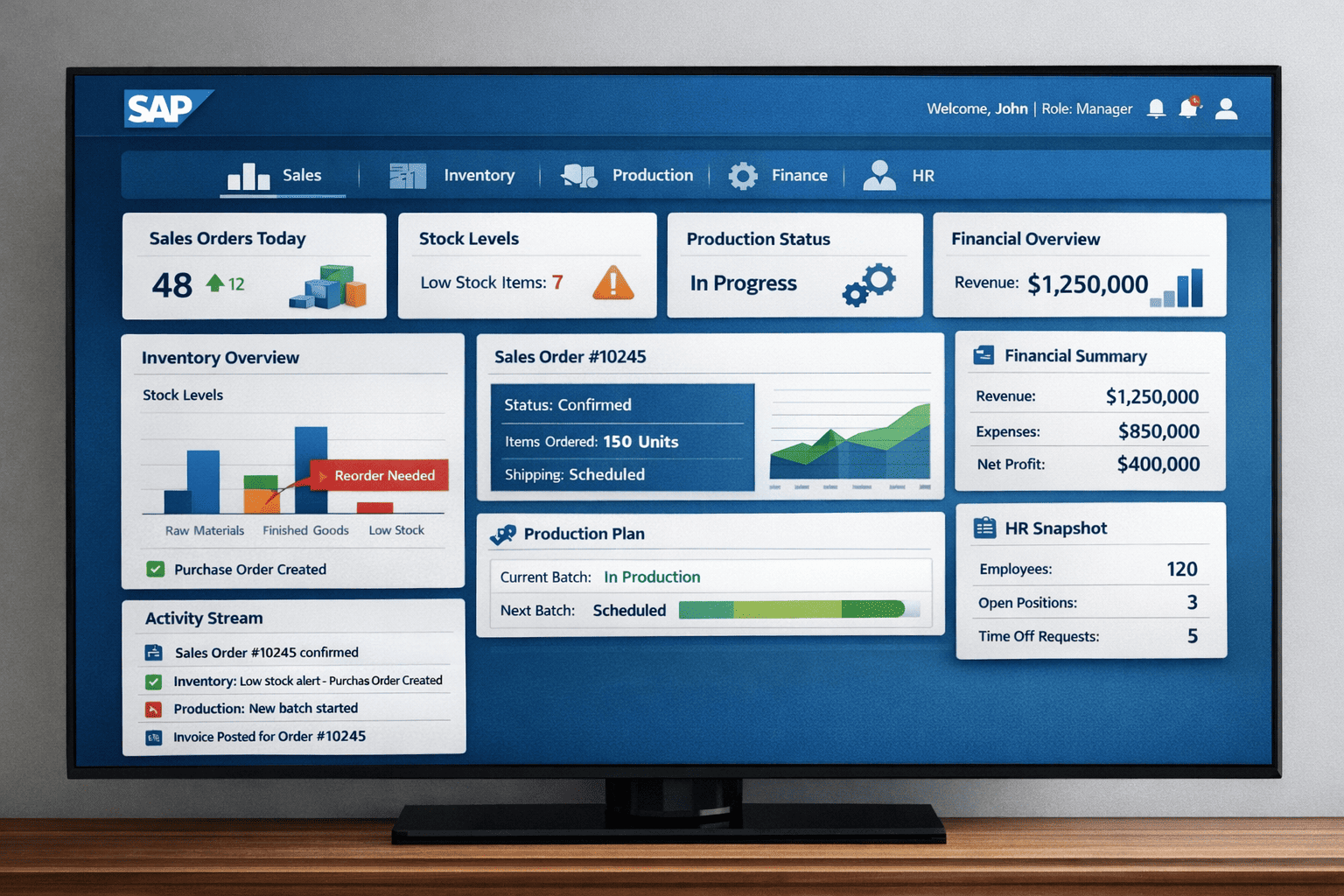 SAP automation system